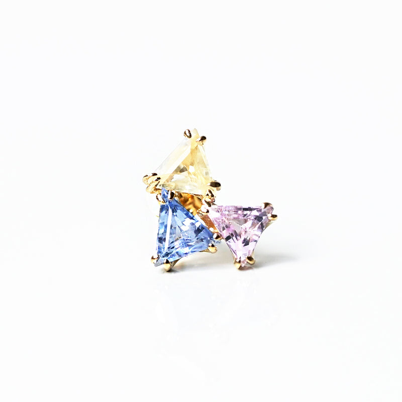 【数量限定】パステルサファイヤのピアス 23/ss