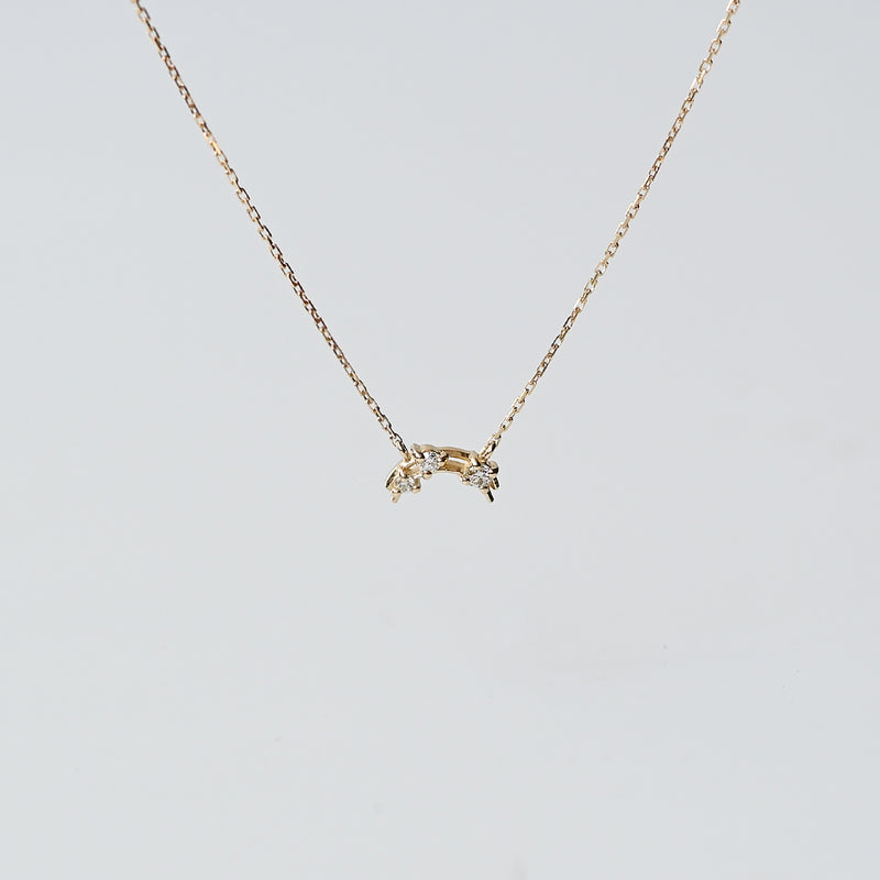 Amulet ダブルレインボーネックレス【K10YG】22W