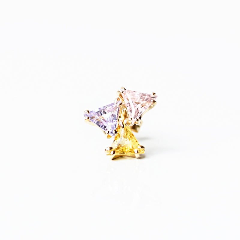 【数量限定】パステルサファイヤのピアス 23/ss