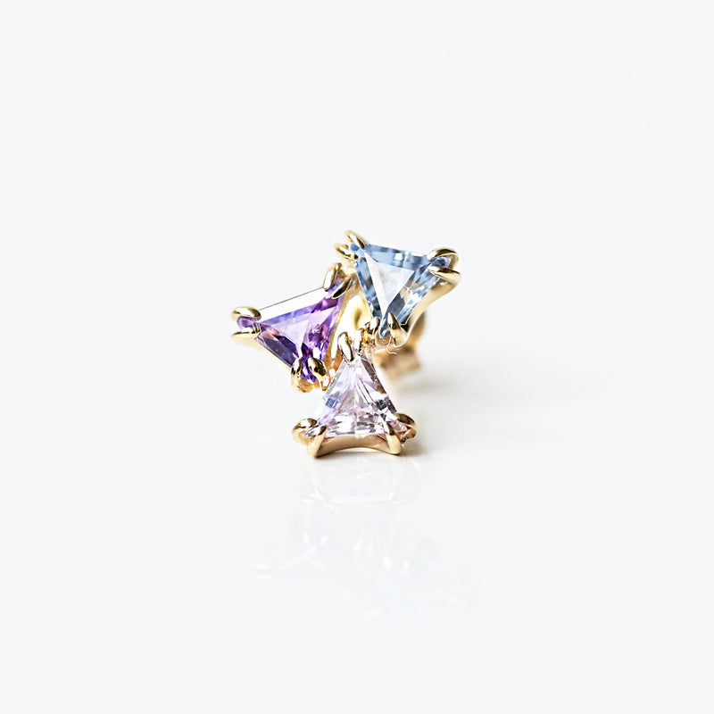 【数量限定】パステルサファイヤのピアス 23/ss