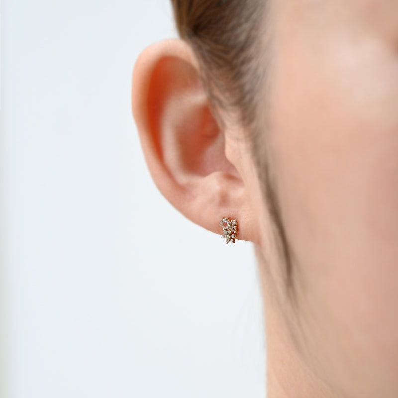 Dazzling snow　ピアス【K10YG】22W
