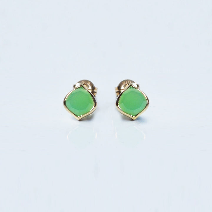 【各種クーポン・ポイントのご利用不可】サハラ　クリソプレーズ　ピアス　